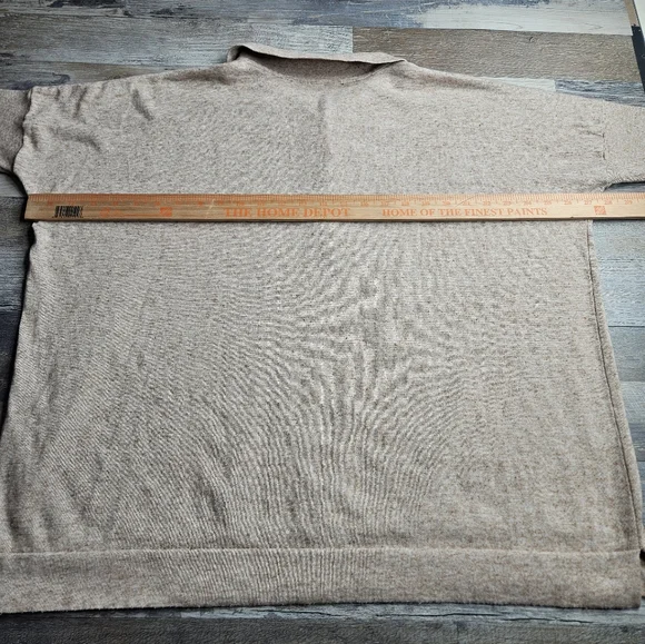 Tuckernuck Clayton Long Sleeve Knit Polo Tan Size XL/XXL Linen Blend - Picture 10 of 13